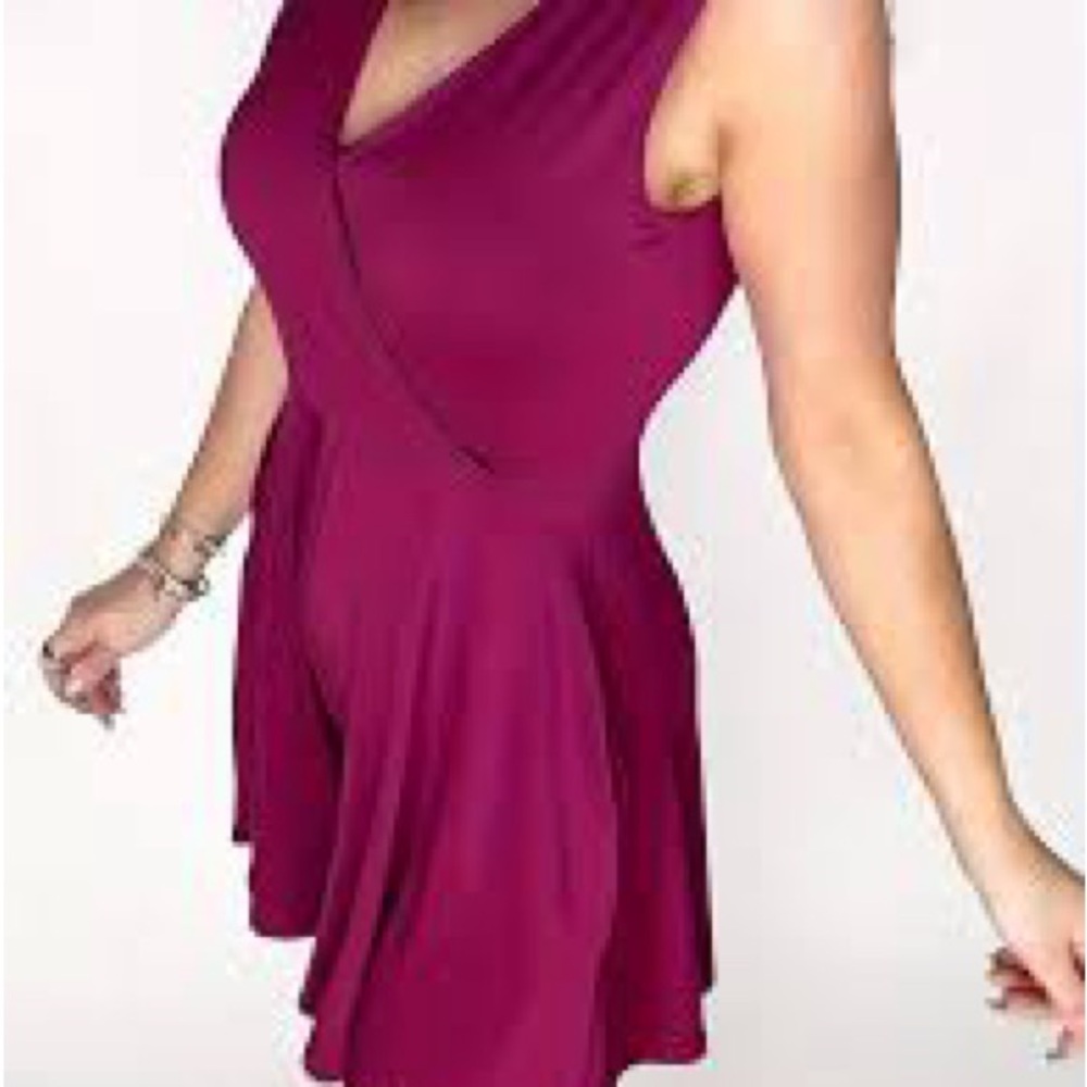 Windsor Faux Wrap Ruched Mini Party Dress Women’s size Large